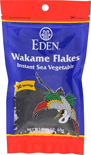 Eden Wakame Flakes, 1.06 oz, Instant, Cultivated Eden Wakame Flakes, 1.06 oz, Instant, Cultivated