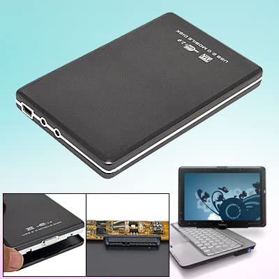 Carcasa externa para disco duro SATA 2.5 USB 2.0 miniatura 1