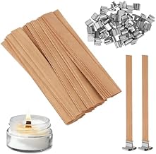 50 x Wooden Candle Wicks, Smokeless