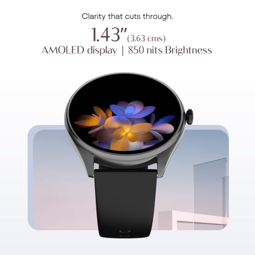 Noise Twist 2 Smart Watch 1.43” AMOLED Black Jet Black - Image 6