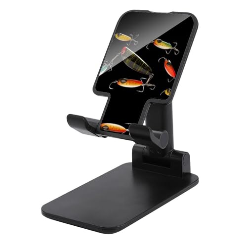 Support de téléphone portable pliable noir universel pour smartphone
