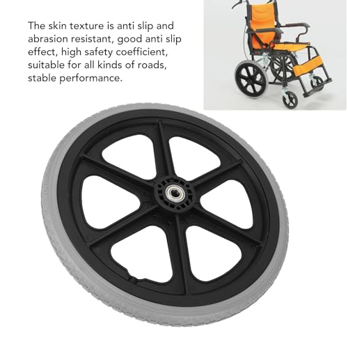 Pneu Resistente Antiderrapante do Plutônio da Substituição da Roda da Cadeira de Rodas de 14 Polegad