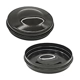 LESHIAUTO 2PCS Left & Right Front Hub Grease Caps Compatible with Toyota Previa Tacoma 4Runner Tundra Sequoia FJ Cruiser, Lexus GX470 GX460 Replace# 43514-28010