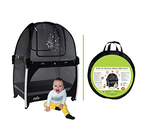 Aussie Cot Net Crib Tent Fits A Pack N Play - Portable Travel Tent To Keep Baby From Climbing Out - Black Crib Netting Helps Settle Baby To Sleep Better And Longer #TOP7