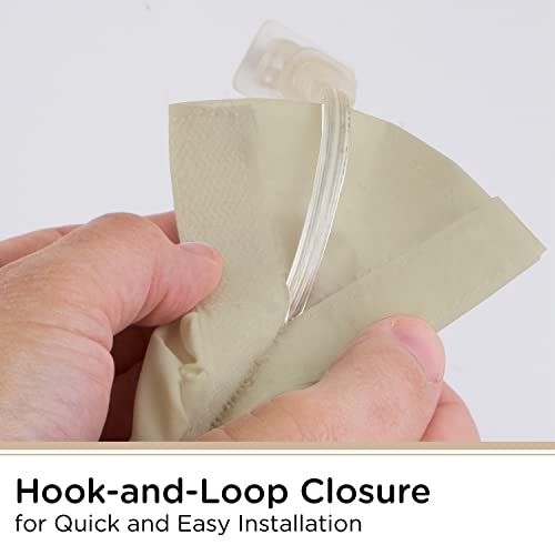 Cordinate Fabric Cord Cover, 6 Ft, Hides Cables, Great For Lamps, Light Fixtures, And Desks, Cable Management, Easy Installation, Champagne, 40730 #TOP2