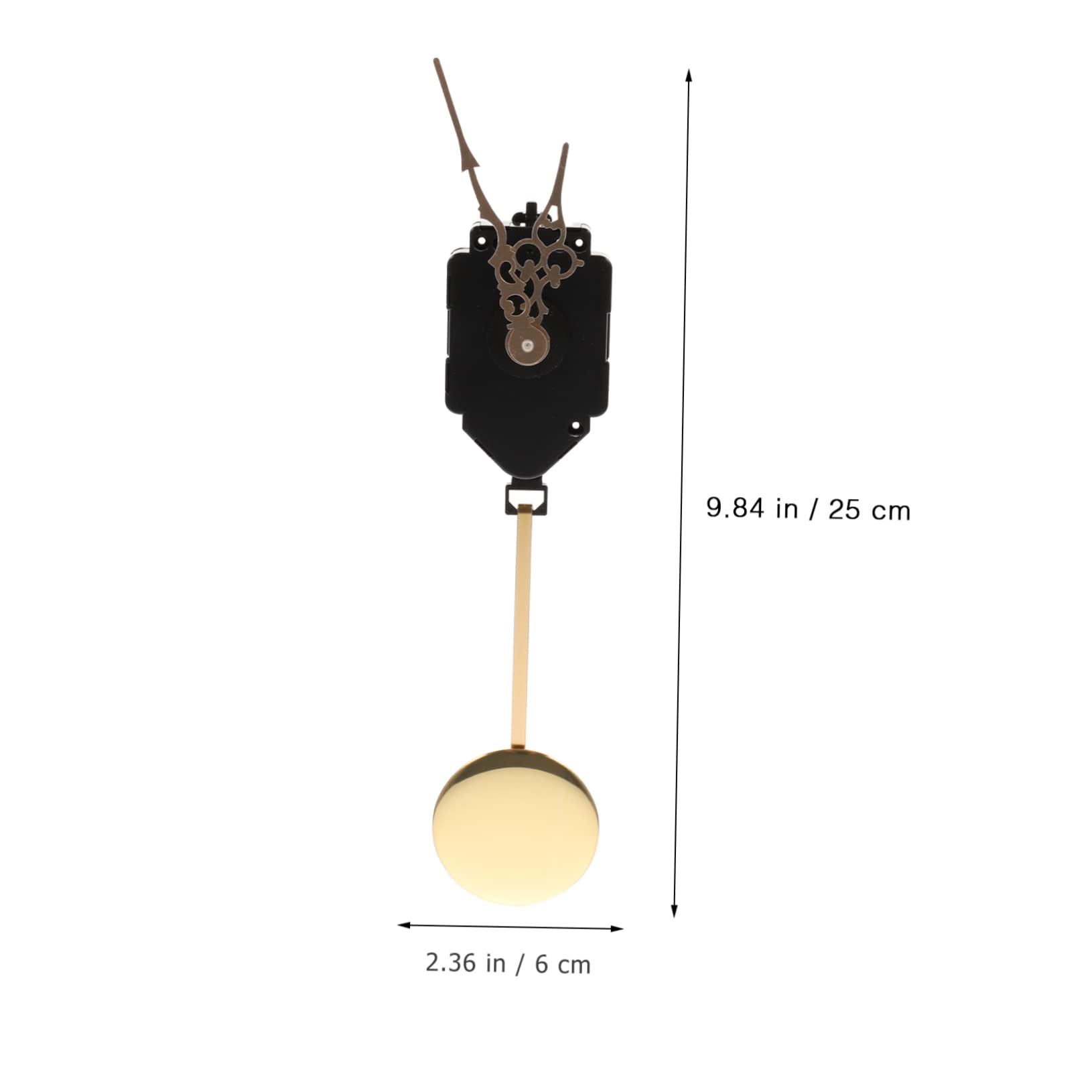 Mipcase Mécanisme Horloge Silencieux Quartz Pendule Métal Kit de Réparation Bricolage Accessoires Horlogerie Rechange Pendules Murales Outil Domestique