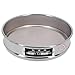 20cm Chrome-Plated Sieve, 4 Mesh to 600 Mesh, 304 Stainless Steel Mesh Sieve for Laboratory Sample Inspection, Industrial Sieve for Powder, Grain, and Medicine(80 Mesh)