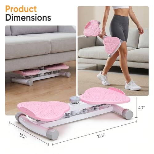 Image of NEWBULIG Waist Twister Machine Exercise, Ab Twister Board with 300 lbs Capacity, Quiet Home Gym Equipment for Core & Belly Workout
