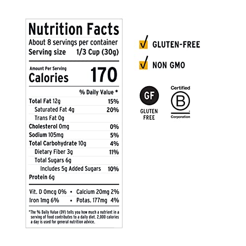 Image of purely elizabeth Granola Vanilla Almond Butter MCT Grain Free, 8 Ounce (Pack of 4)