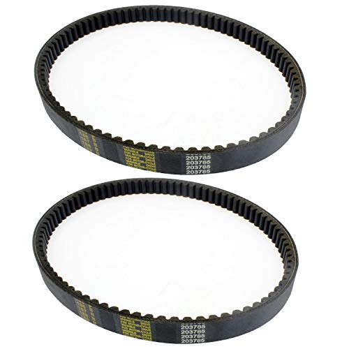 QAZAKY 2 Stück Antriebsriemen Ersatz für Comet 203785 203785A Manco 12346 40 45 Serie Go Kart Drehmomentwandler