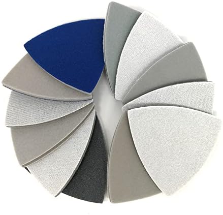 Amazon.com: Cfty Papel de lija triangular, disco de lija, 3.543 x 3.543 x  3.543 in, grano 300-3000, herramientas abrasivas para pulido (12 unidades)  : Todo lo demás