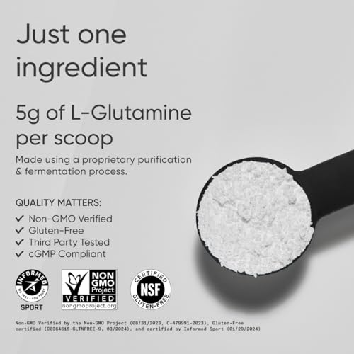 image for Sports Research L-Glutamine - Workout Recovery, Immune Health & Gut He