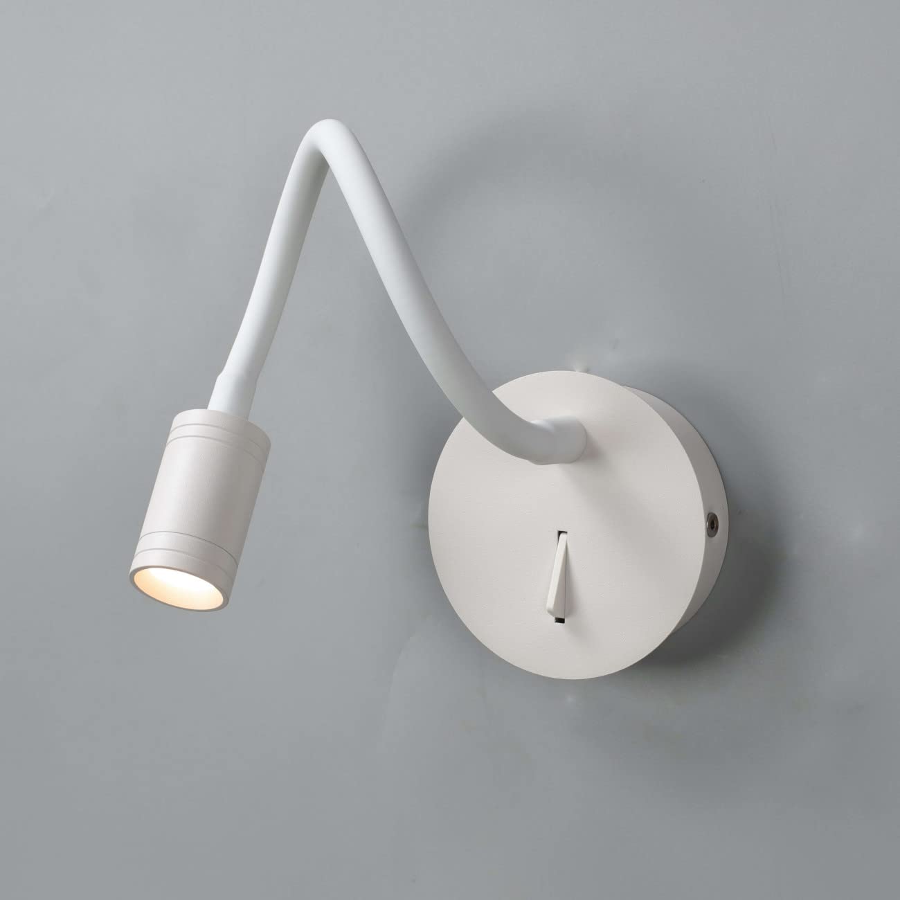 KOSILUM Liseuse Murale Blanche Flexible avec Interrupteur - Aski