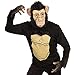 Widmann- Costume de chimpanzé pour Adulte, Mixte, 11010448, Noir, m-l