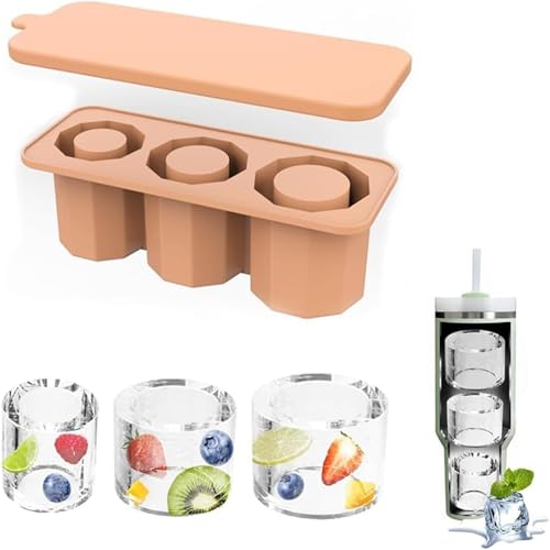 Molde para cubos de hielo silicona 2 piezas miniatura 3