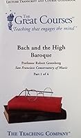 Bach and the High Baroque (Booklets 1-4) No Media Course Guide B01MG2G25I Book Cover