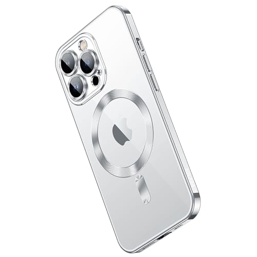 Coque iPhone 15 Pro MagSafe transparente anti-jaunissement et antichoc avec protection objectif
