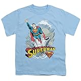 Popfunk Superman Skyward, Light Blue Unisex Toddler T Shirt (3) Skyward, Light Blue