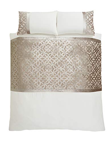 Catherine Lansfield Lattice Cut Fluweel, natuur, tweepersoonsbed - Image 5