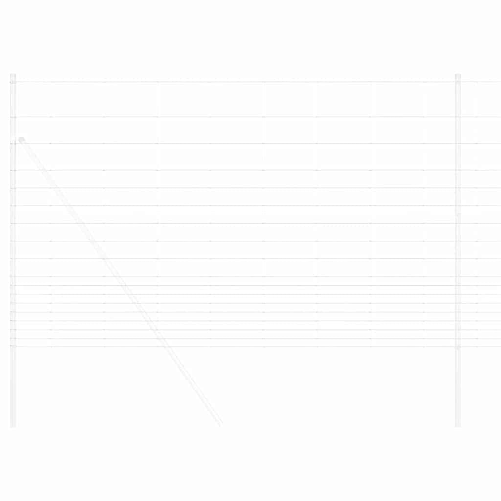 Clôture sauvage galvanisée à chaud 10x1,5m vidaXL en fer durable