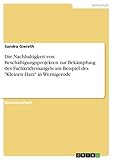  Die Nachhaltigkeit von Beschäftigungsprojekten zur Bekämpfung des Fachkräftemangels am Beispiel des \