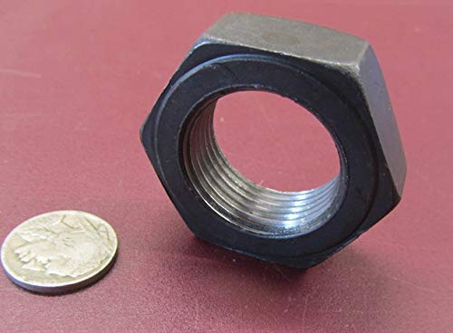 Grade 2 Steel Extra Wide Hex Nuts RH 1 1/8"-12 Thread x 1-11/16" W x 39/64" H 10 Pcs