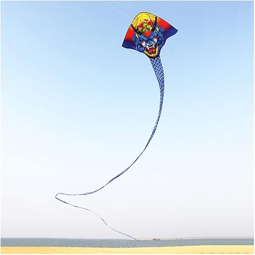 Cometas gigantes de playa para adultos, cometas de dragón chino, cometas muy fáciles de volar, adecuadas para juegos y actividades familiares al