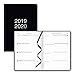 Produktbild Letts Dazzle - Academic Week to View Planner, August 2019 to July 2020, Sewn Binding, Multilingual, 8.25 x 5.875 Inches, Black (C031117-20)