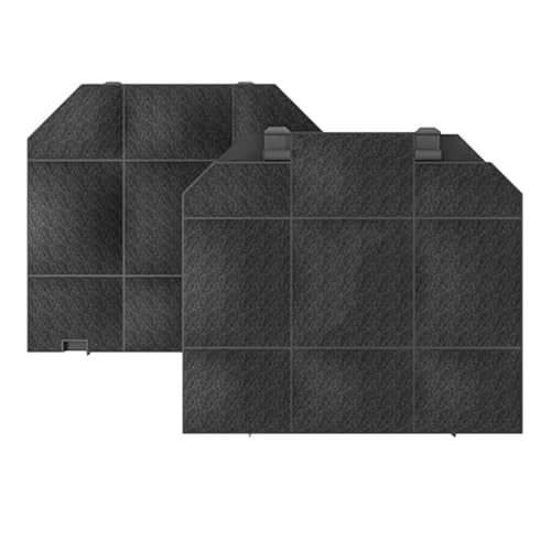EVAYP 2x Filtre à charbon actif Convient pour EFF72 Faber 112.0157.243 112.0185.276 Franke 112.0016.756 Electrolux 50282806004 50290661003 AEG 9029793636 Bosch DHZ5476...