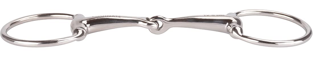 Equinate Olivenkopfgebiss Edelstahl 16mm einfach gebrochen 16,5cm