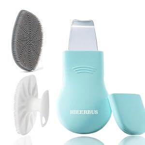 Silicone Face Scrubber, Facial Cleansing Brush Silicone Face Wash Brush,Gentle Exfoliator Pad & Massager, for Men Women Cleansing and Exfoliating (Blue)
