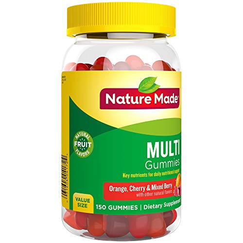 Nature Made Multivitamin Gummies, Dietary Supplement For Daily Nutritional Support, 150 Gummy Vitamins And Minerals, 75 Day Supply #TOP7