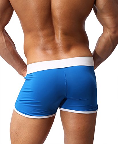 Men's Fashion Exercise Boxer Briefs Sports Shorts Swimming Trunks B10033
