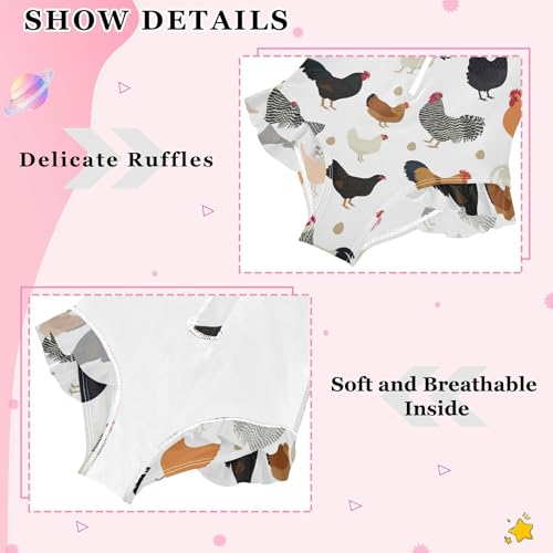 Image of Baby Girl Bathing Suit Long Sleeve UPF 50+ One Piece Toddler Swimsuit