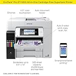 Epson EcoTank Pro ET-5850 Wireless Color All-in-One Supertank Printer with Scanner, Copier, Fax and Ethernet, White - Image 5