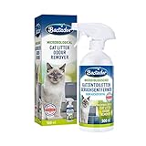 Bactador AntiOdore Microbiologico Per Cassetta Igiencia 500 ml Pronto Per L'Uso Detergente Enzimatico Biologico Contro L'Urina Di Gatto, Odori Di Animali Per L'Ambiente Domestico E Animale