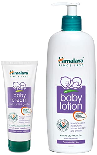 Image of Himalaya Baby Lotion (400Ml)&Baby Cream (50Ml)