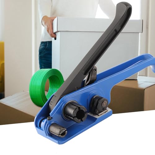 PET-Kunststoff-Stahl-Spann- und Versiegelungs-Umreifungswerkzeug-Set, Eigenständiger Schneider, Geschmierte Rolle, für PP- oder PET-Band mit Einer Breite von 16–19 Mm