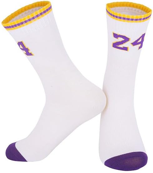 3PCS Boys Basketball Jerseys Athletic Tank Top Shorts Socks Sets Gift for Kids Girls Fans Teens Youth Training Uniforms (X-Large, White 24P)