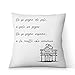 AL PRODUCTION Cuscino SOGNARE INSIEME, Cuscino 40x40cm - Idea Regalo, Regalo Compleanno - con Imbottitura
