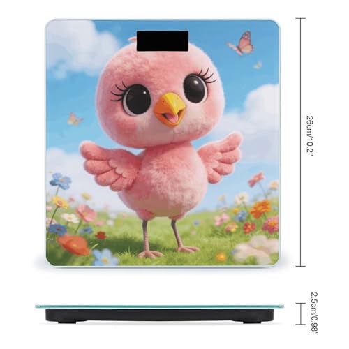 Báscula Digital Pink Sparrow para Cuerpo hasta 180kg miniatura 2
