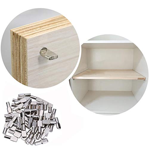 Tbestmax NO 120 Packs Shelf Pins, 5Mm Shelf Support Pegs Spoon Shape Cabinet Furniture Tbestmax thumb #4