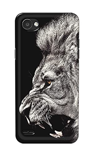 Image of Roaring Lion Hard Back Case Cover for LG Q6 / Q6 Plus / Q6α, M700N, M700A, M700DSK, M700AN Back Cover -(J5) VNS2225