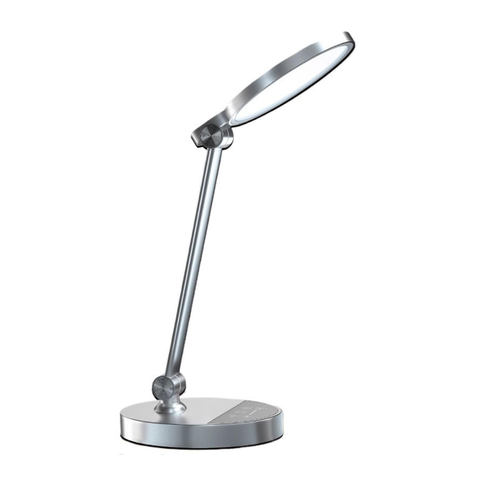 lampe de bureau Lampe de bureau, lampe de bureau LED en aluminium, 3 couleurs et 5 niveaux de luminosité, lampe de bureau à protection oculaire à intensité variable 15/17 W, commande tactile, minuteri