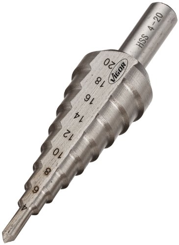 Foret étagé acier rapide Vigor V2395 pour agrandir un trou net - 2