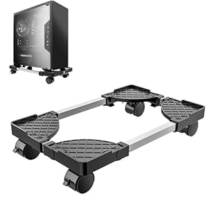 BOTEWO Mobiler PC Tower Ständer Rollwagen