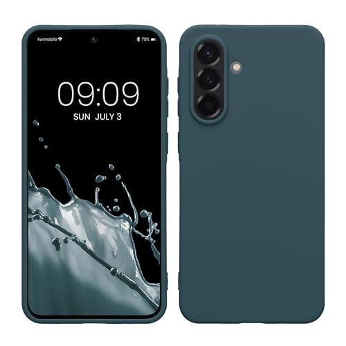 kwmobile Handyhülle für Samsung Galaxy A36 5G Hülle - TPU Case - Kabelloses Laden - Schutzhülle Cover in Dunkler Schiefer