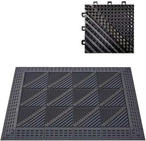 Tapis de sol d'accueil commercial antidérapant et drainant pour zone de grand passage