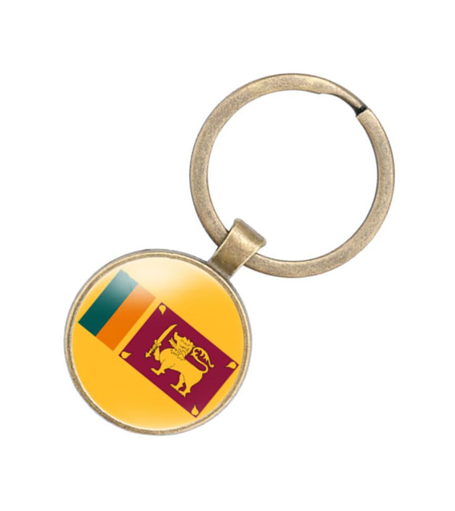 EnigmaGlow World Most Countries Flag Keyring Key Chain Zinc Alloy Keychains Daily Keychain Home Car Keys for Men Women