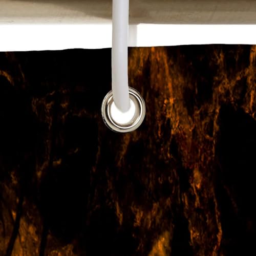 Rideaux de douche 90x200cm polyester baignoire rideau lavable - 4